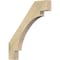 Ekena Millwork 4"W x 32"D x 36"H Merced Rough Sawn Knee Brace, Douglas Fir BRC04X32X36MRC00RDF - alternate 1